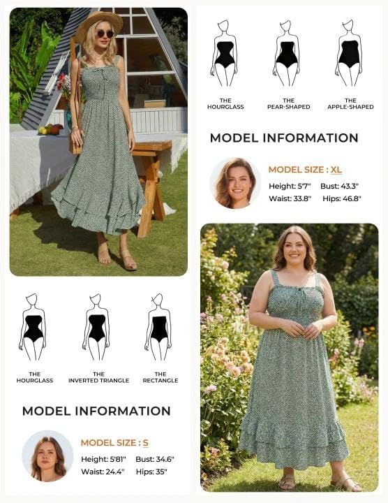 GRACE KARIN Women's 2026 Summer Floral Boho Dresses
