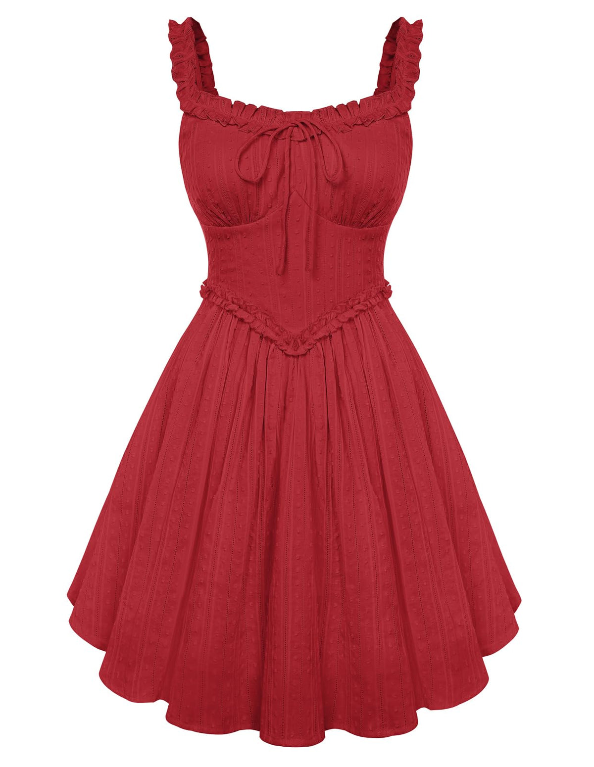 Scarlet Darkness Women Summer Corset Dress Homecoming Cotton Mini Sundress