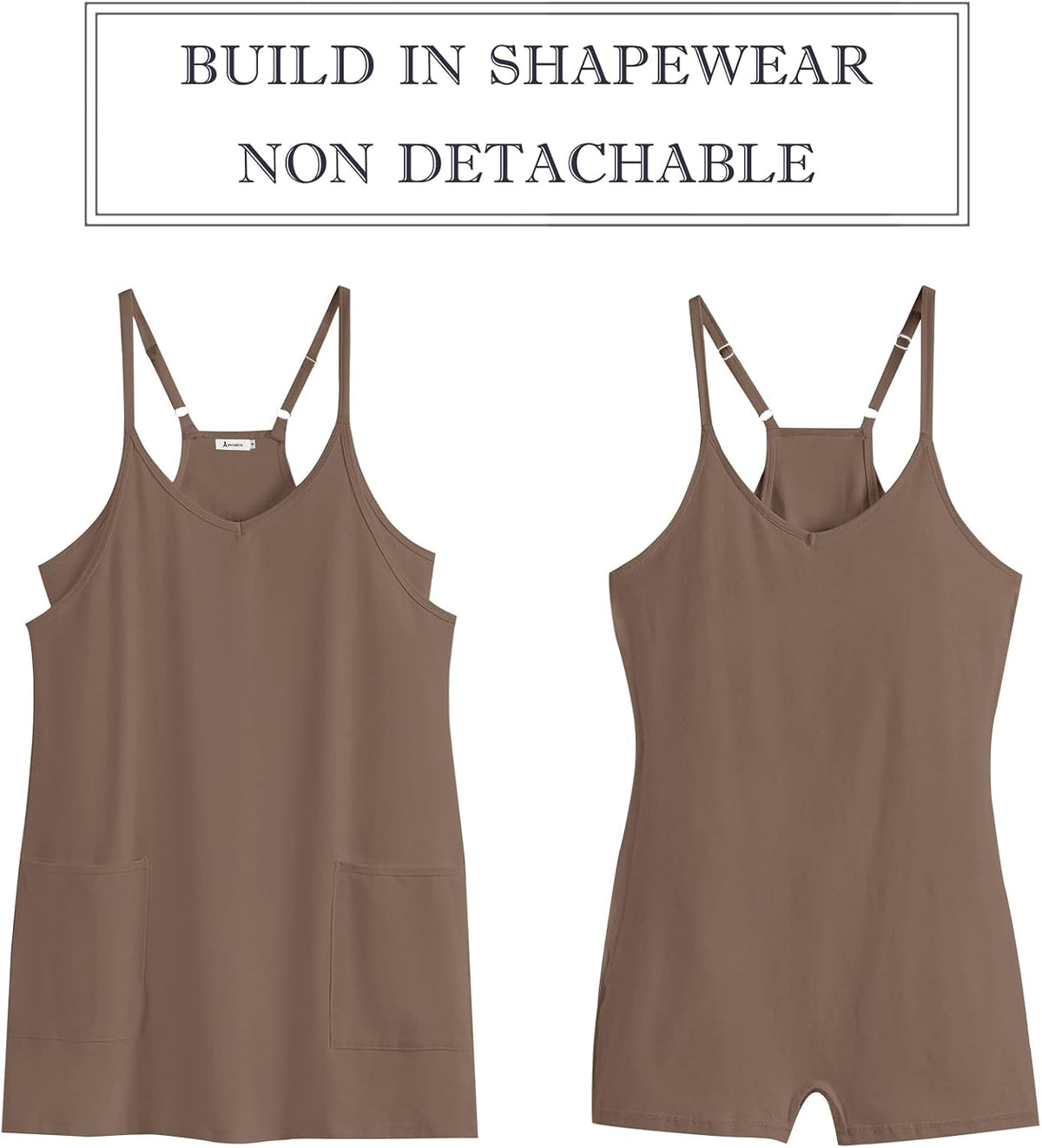 ANRABESS Women Athletic Dress Summer Tennis Workout Built in Shorts