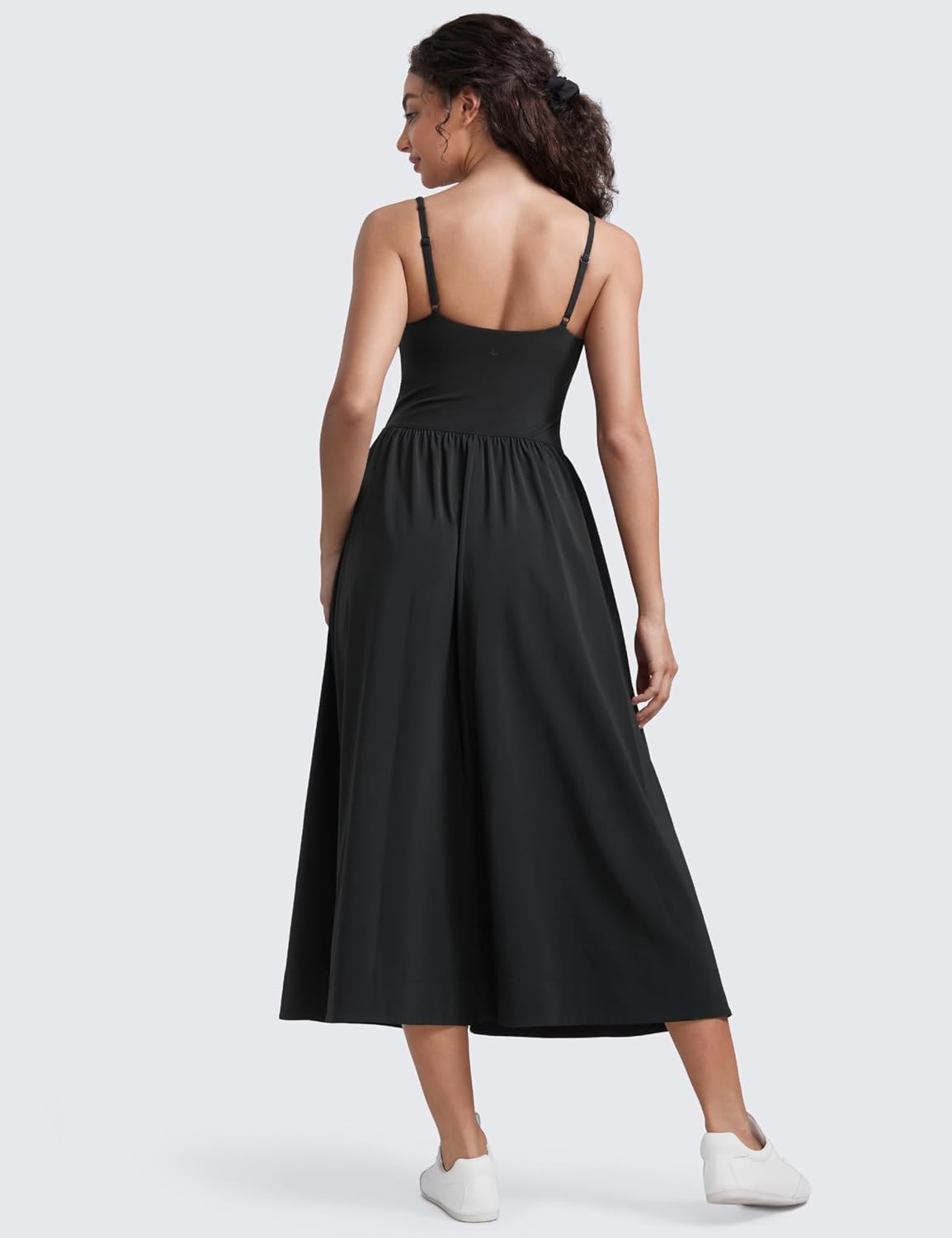 CRZ YOGA Square Neck Maxi Casual Dress