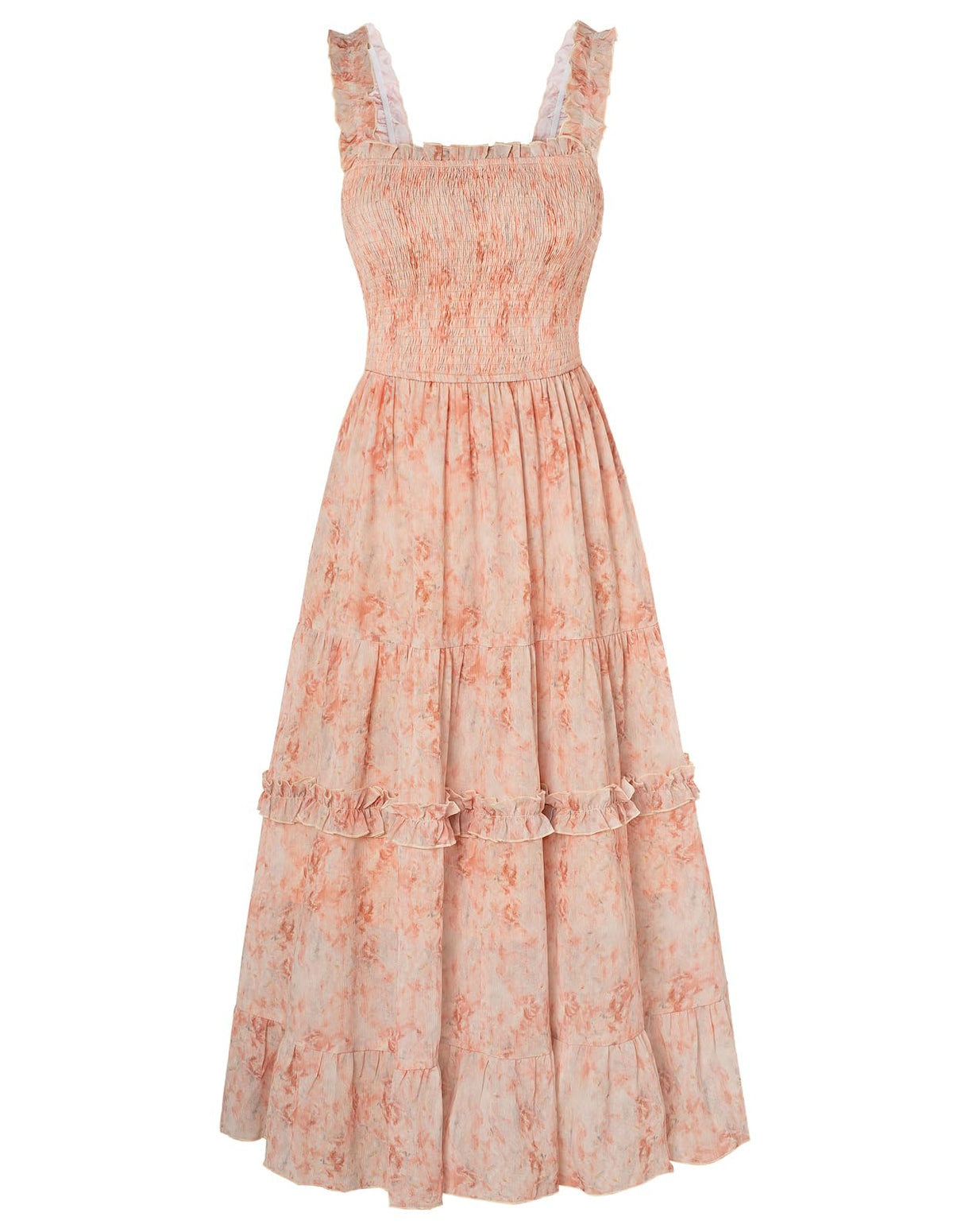 Scarlet Darkness Floral Dress for Women 2026 Summer Dress Flowy Sundress