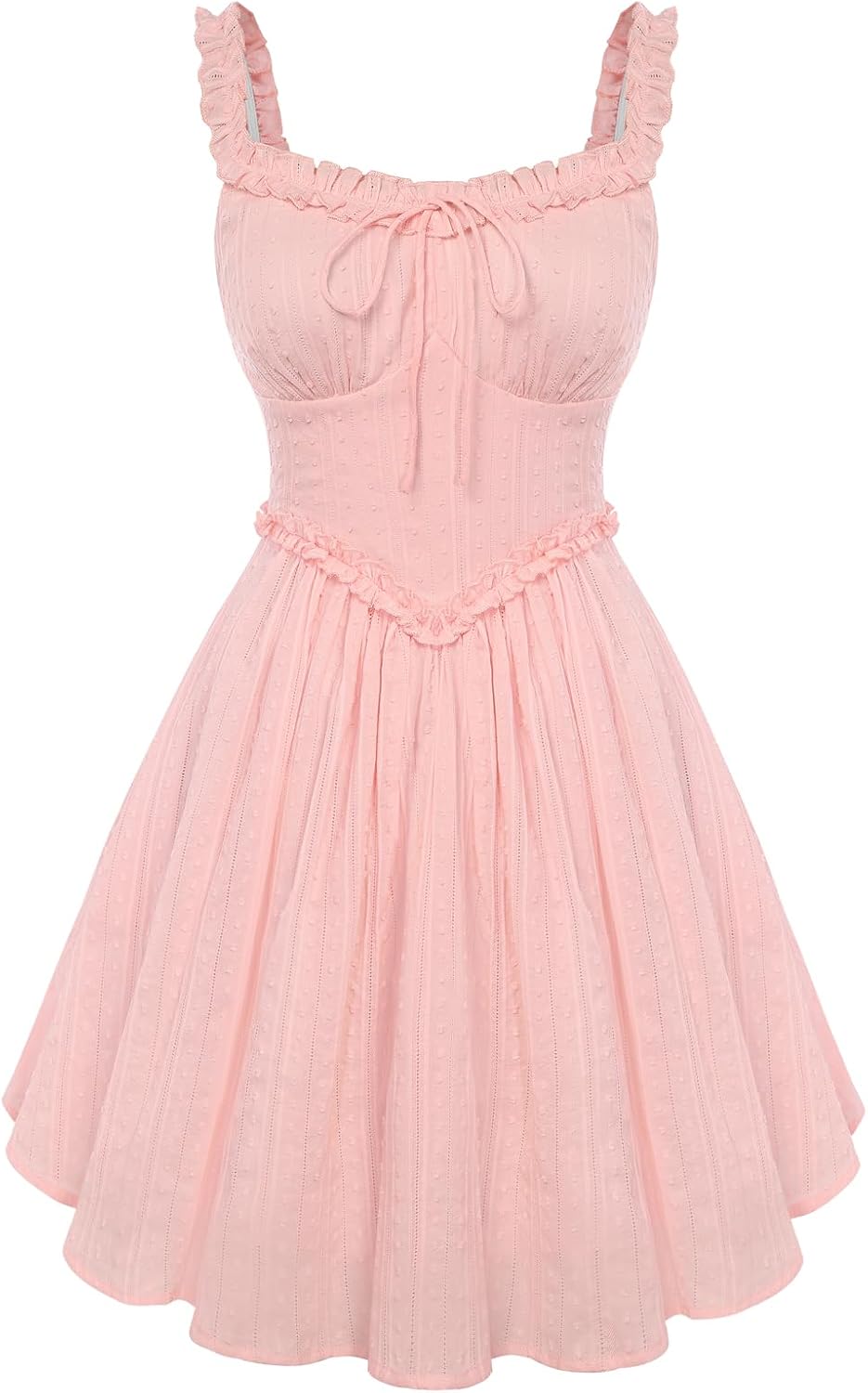 Scarlet Darkness Women Summer Corset Dress Homecoming Cotton Mini Sundress