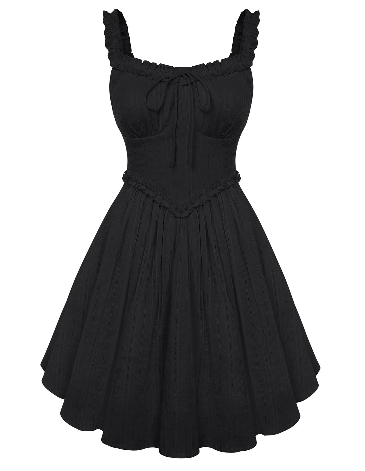 Scarlet Darkness Women Summer Corset Dress Homecoming Cotton Mini Sundress