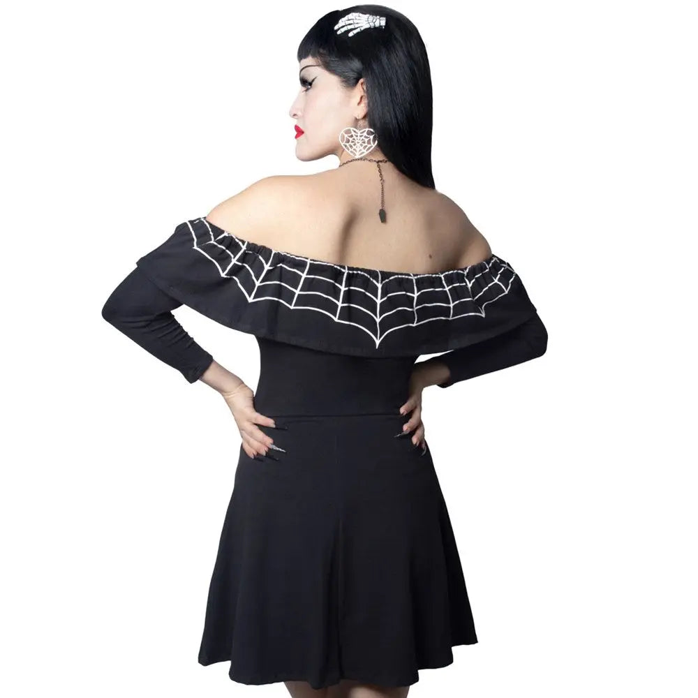 Ruffle Dress Web Heart