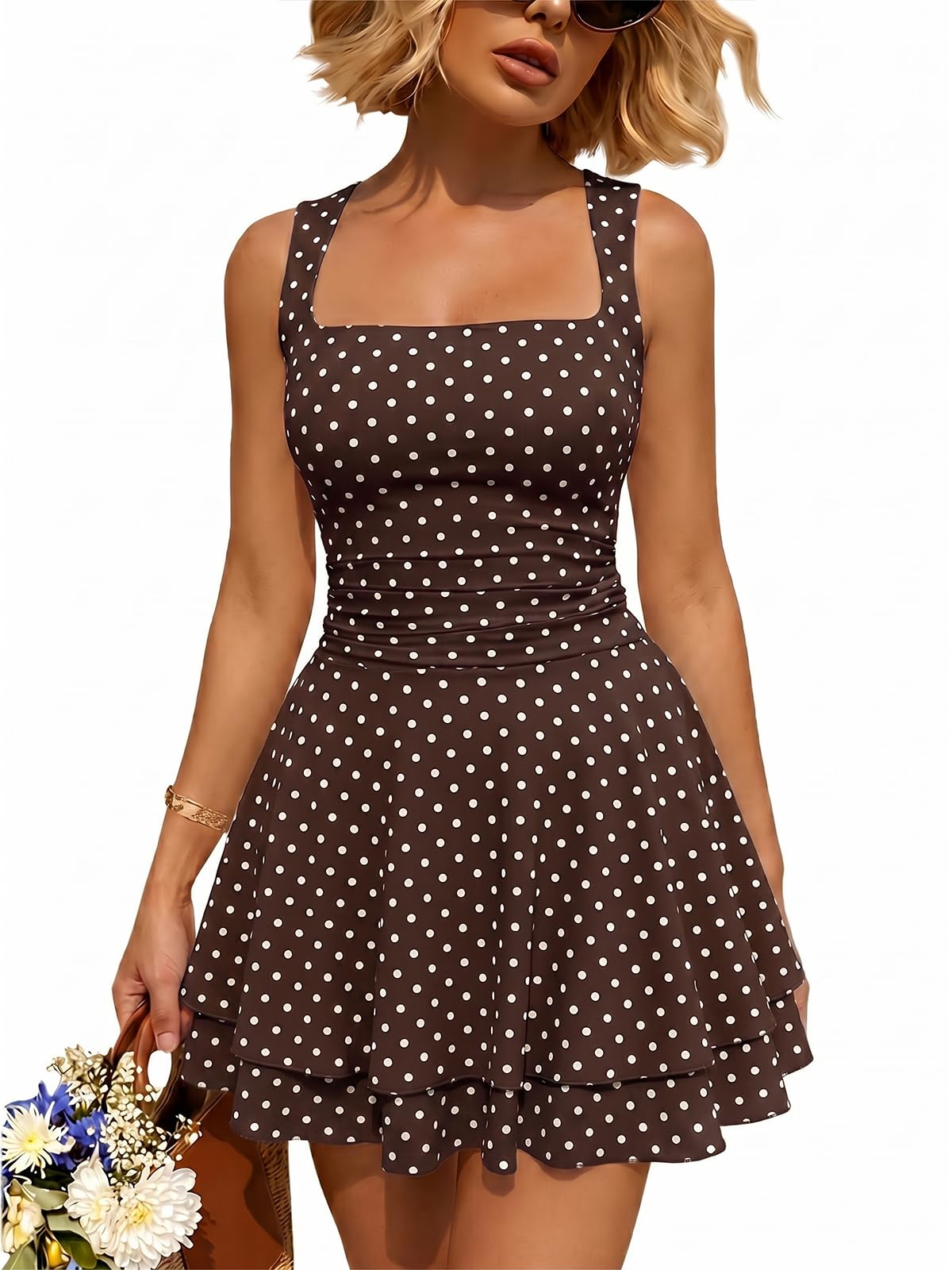 Trendy Queen Women Mini Summer Party Homecoming Beach Vacation Sun Dresses