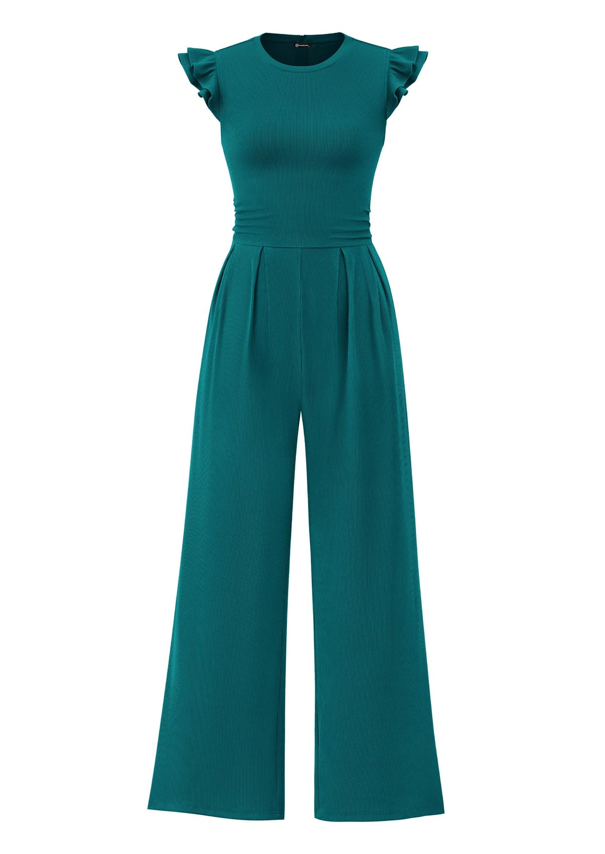 PRETTYGARDEN Cap Sleeve One Piece Jumpsuits for Women