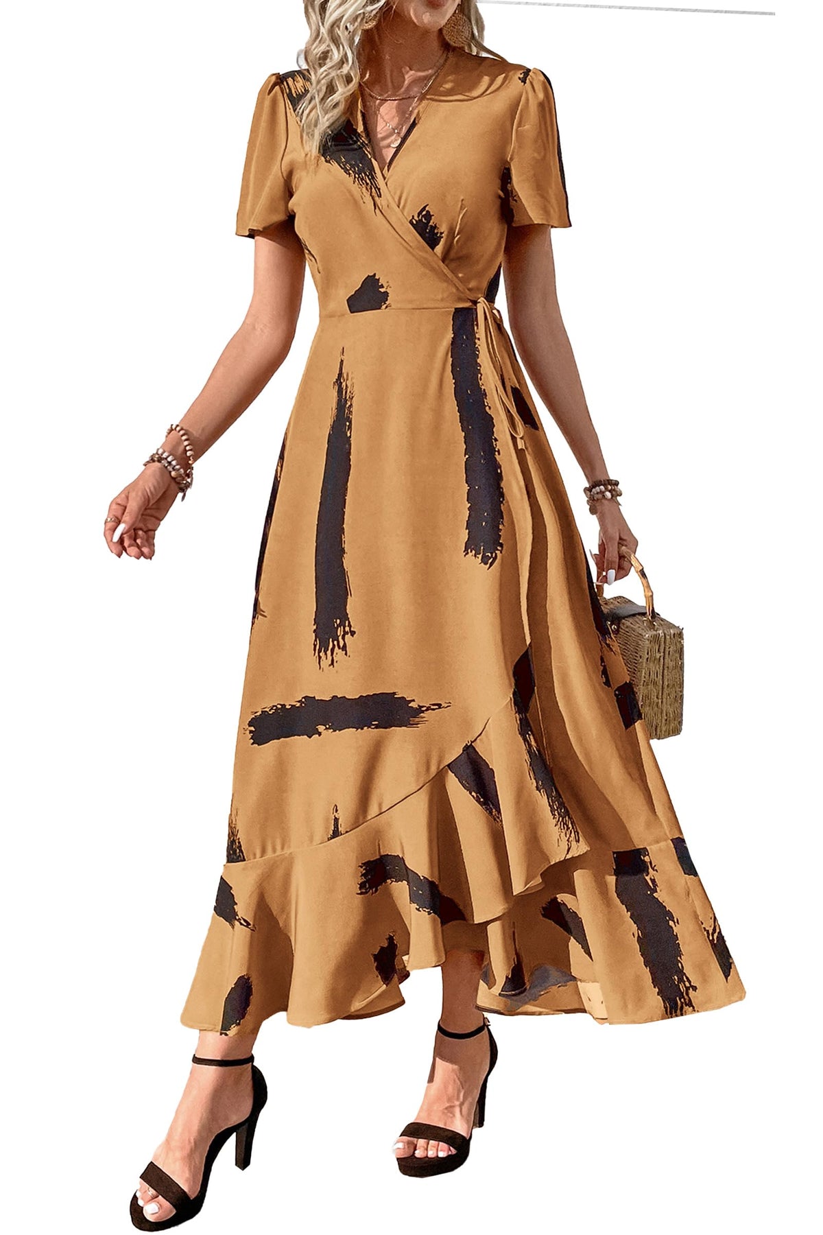 PRETTYGARDEN Women's Boho Floral Summer Maxi Dresses