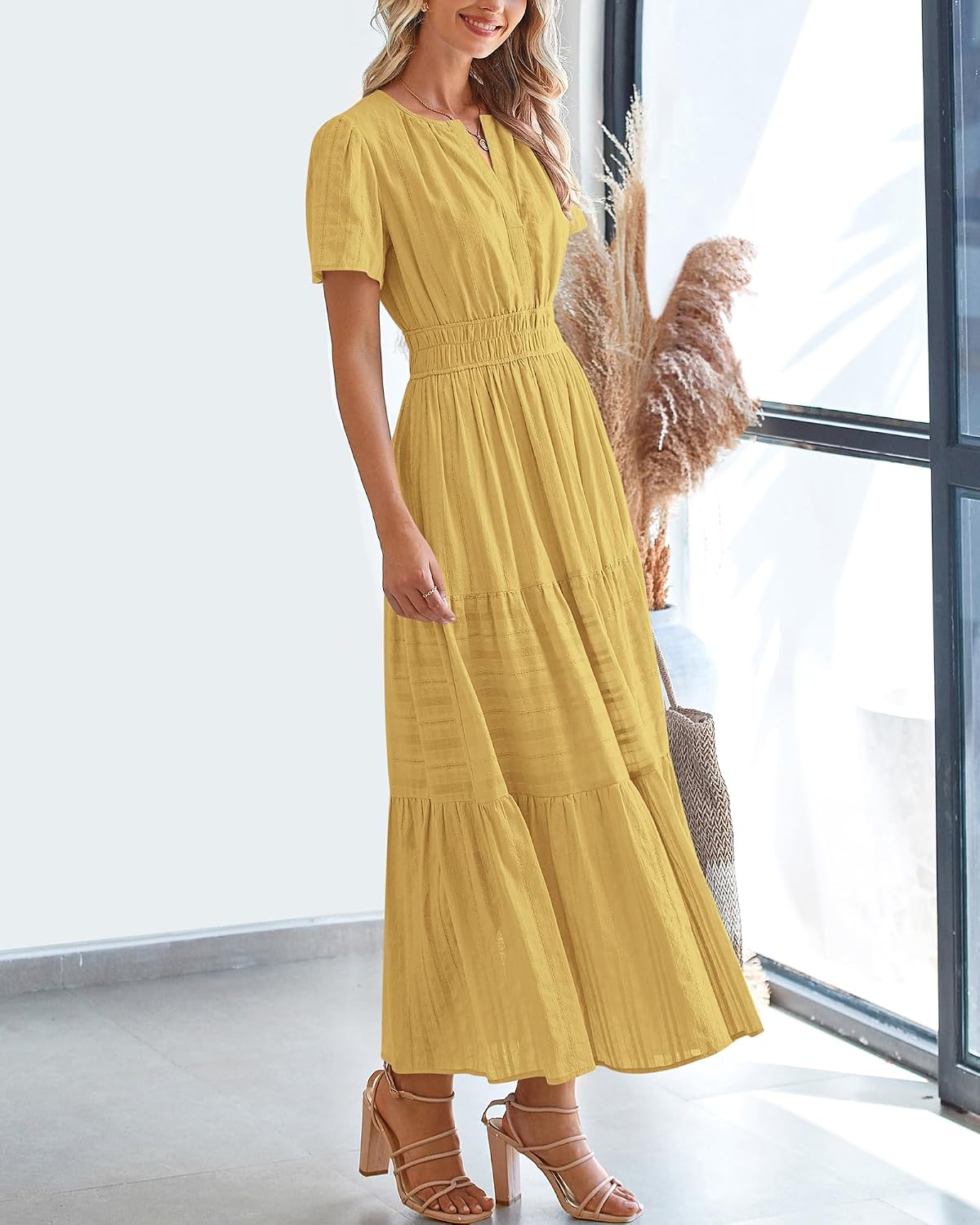 BTFBM Womens Summer 2026 Casual Maxi Dresses