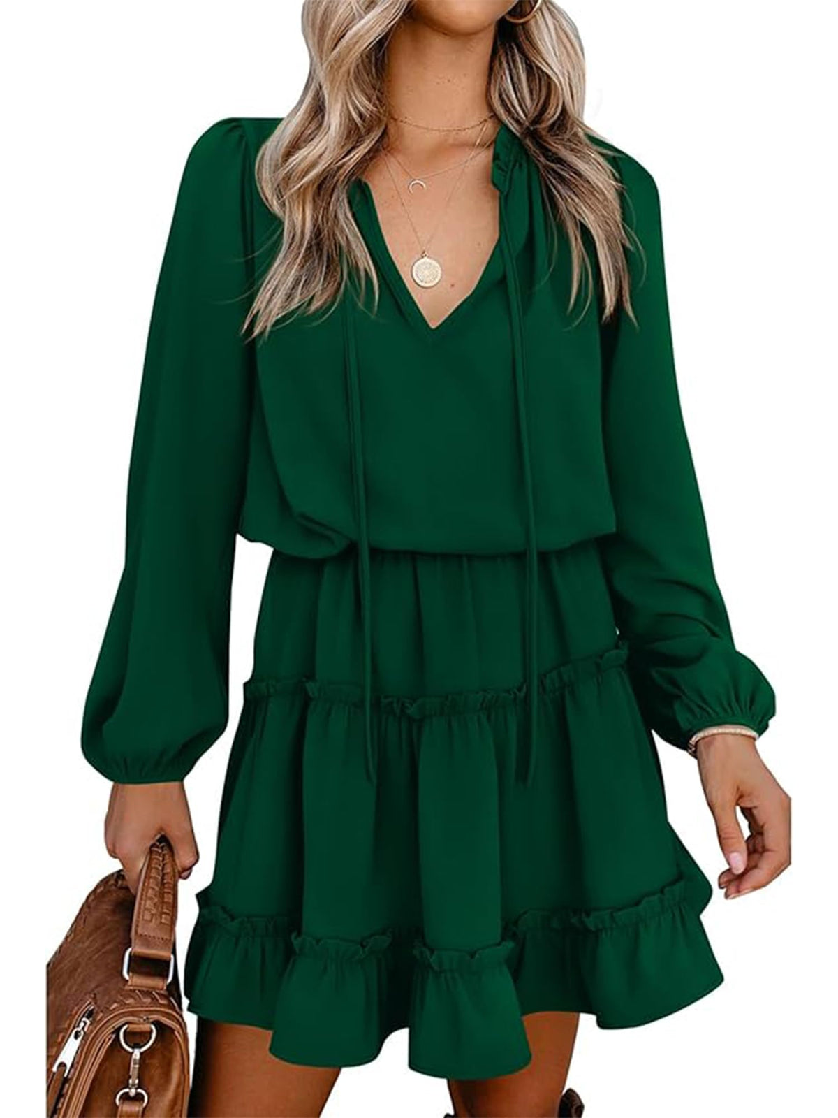 BTFBM Long Sleeve Dress for Women Fall 2026