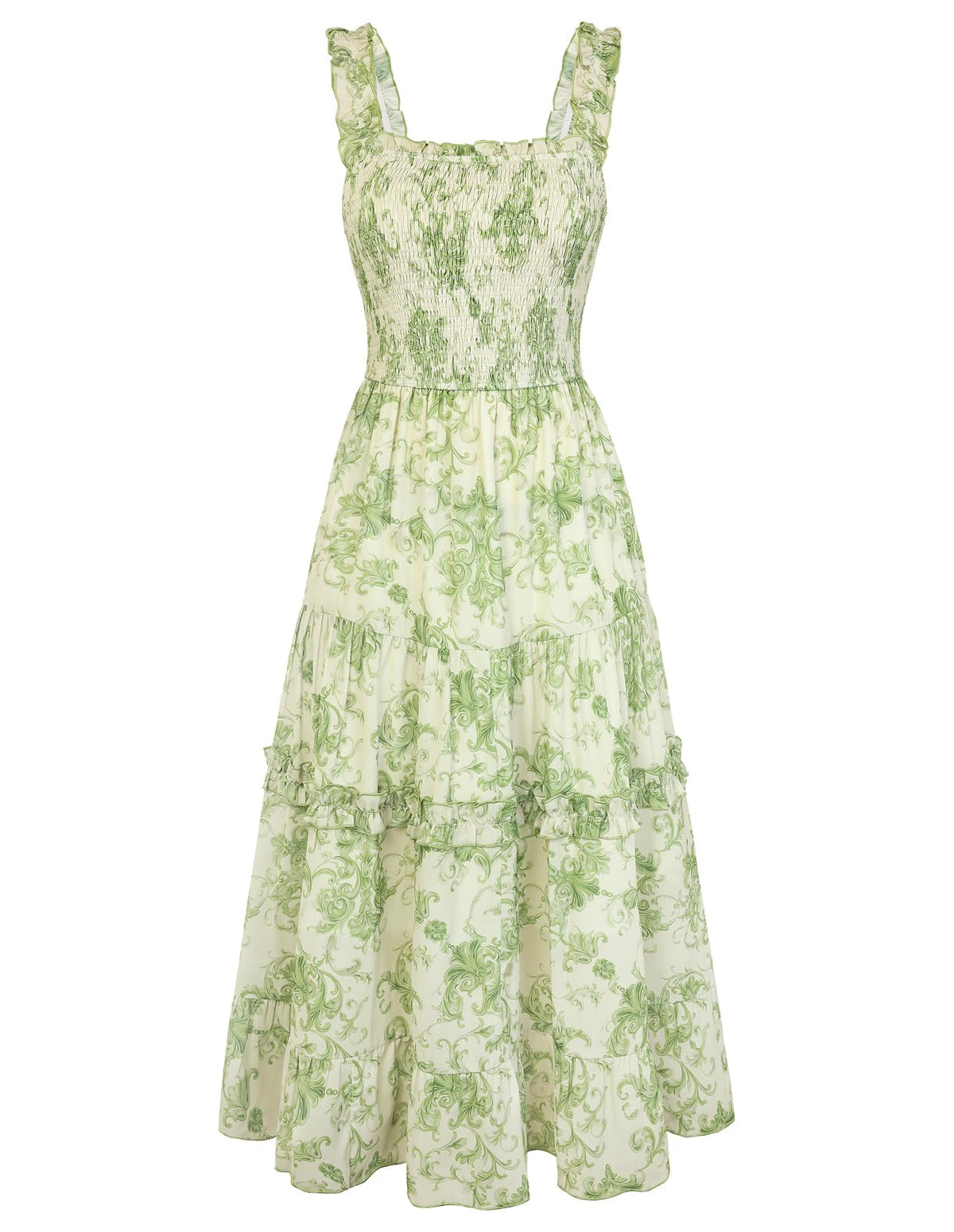 Scarlet Darkness Floral Dress for Women 2026 Summer Dress Flowy Sundress