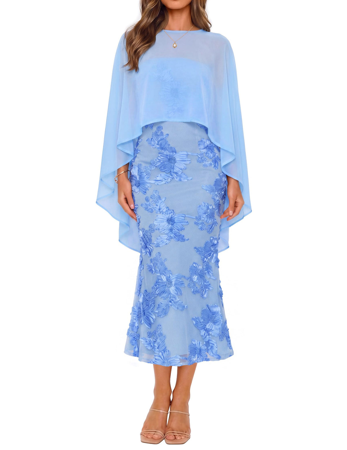 ZESICA 2026 Summer Strapless Floral Cocktail Wedding Guest Dress for Women