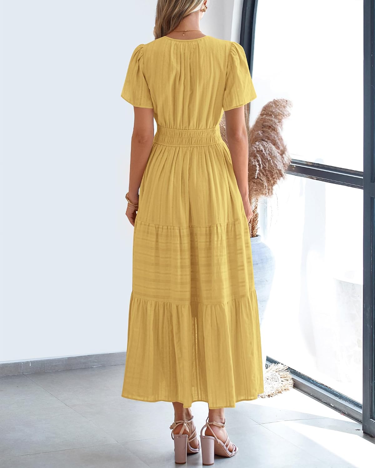 BTFBM Womens Summer 2026 Casual Maxi Dresses