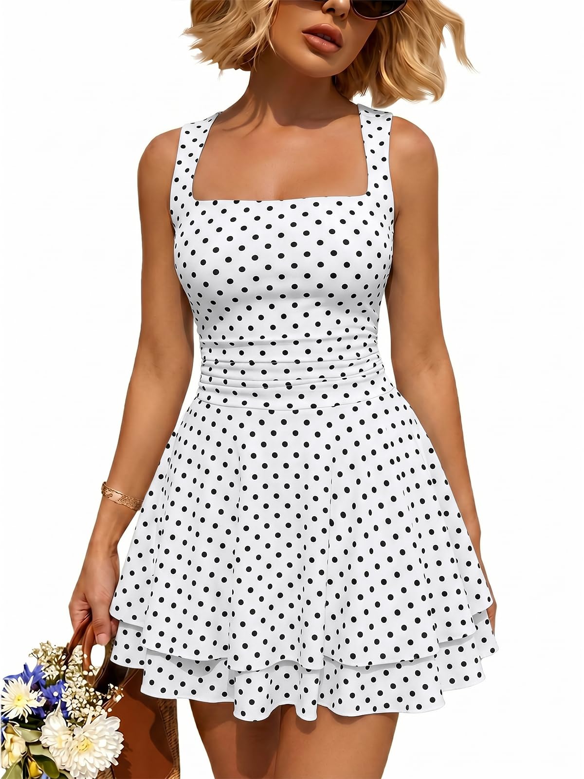 Trendy Queen Women Mini Summer Party Homecoming Beach Vacation Sun Dresses