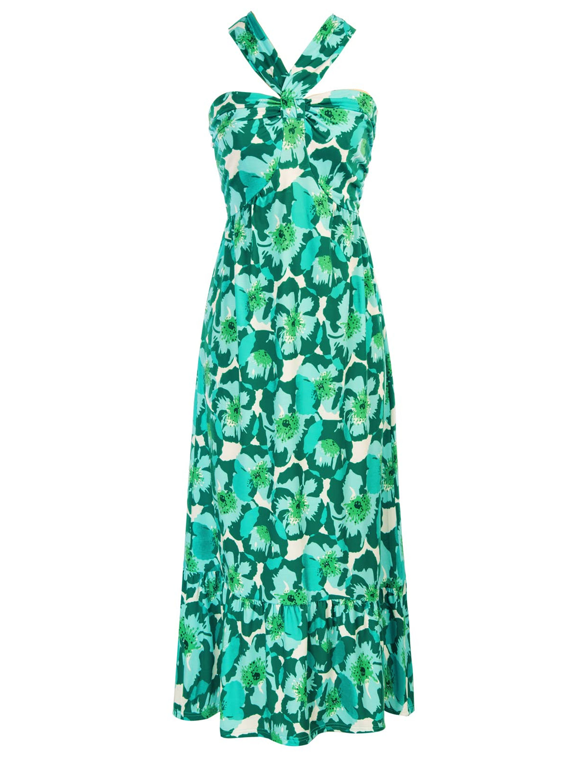 GRACE KARIN Womens Summer Floral Halter Boho Maxi Dresses