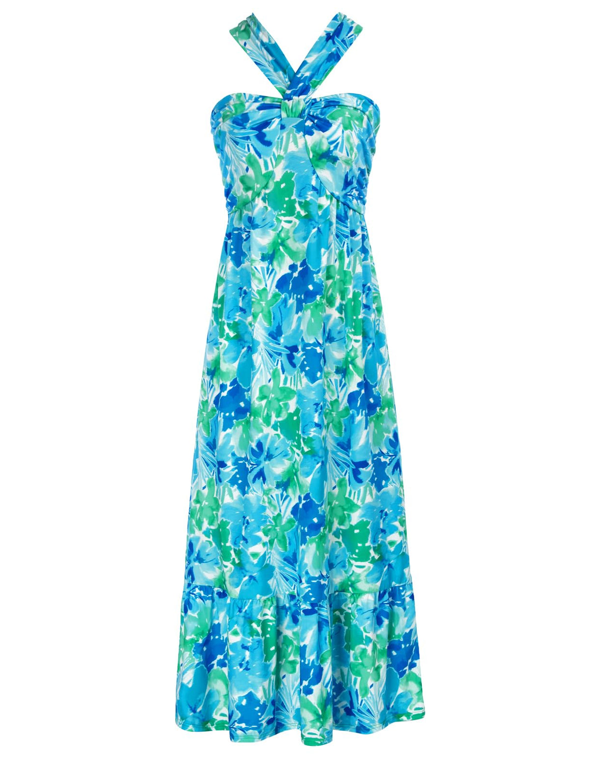 GRACE KARIN Womens Summer Floral Halter Boho Maxi Dresses