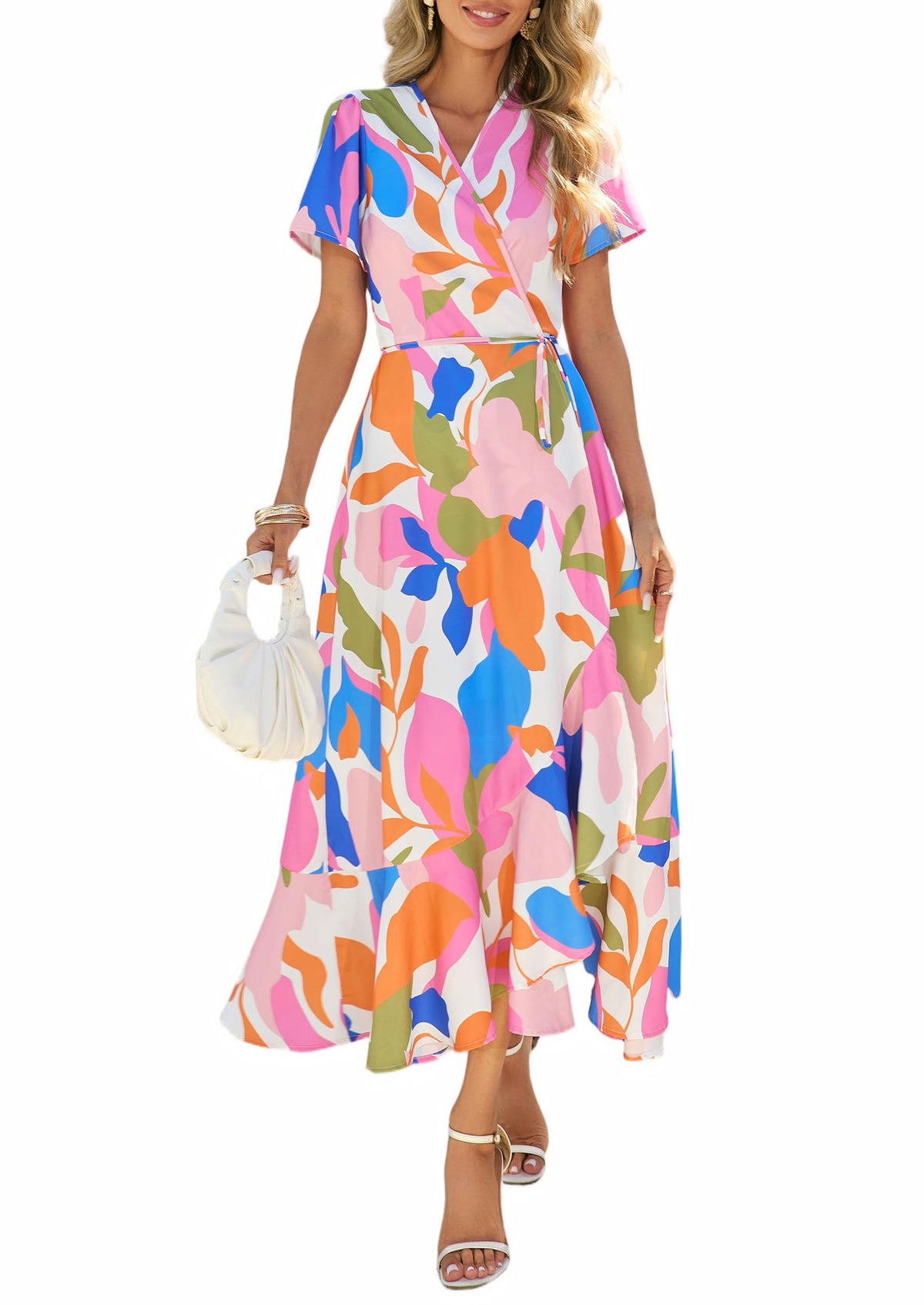PRETTYGARDEN Women's Boho Floral Summer Maxi Dresses