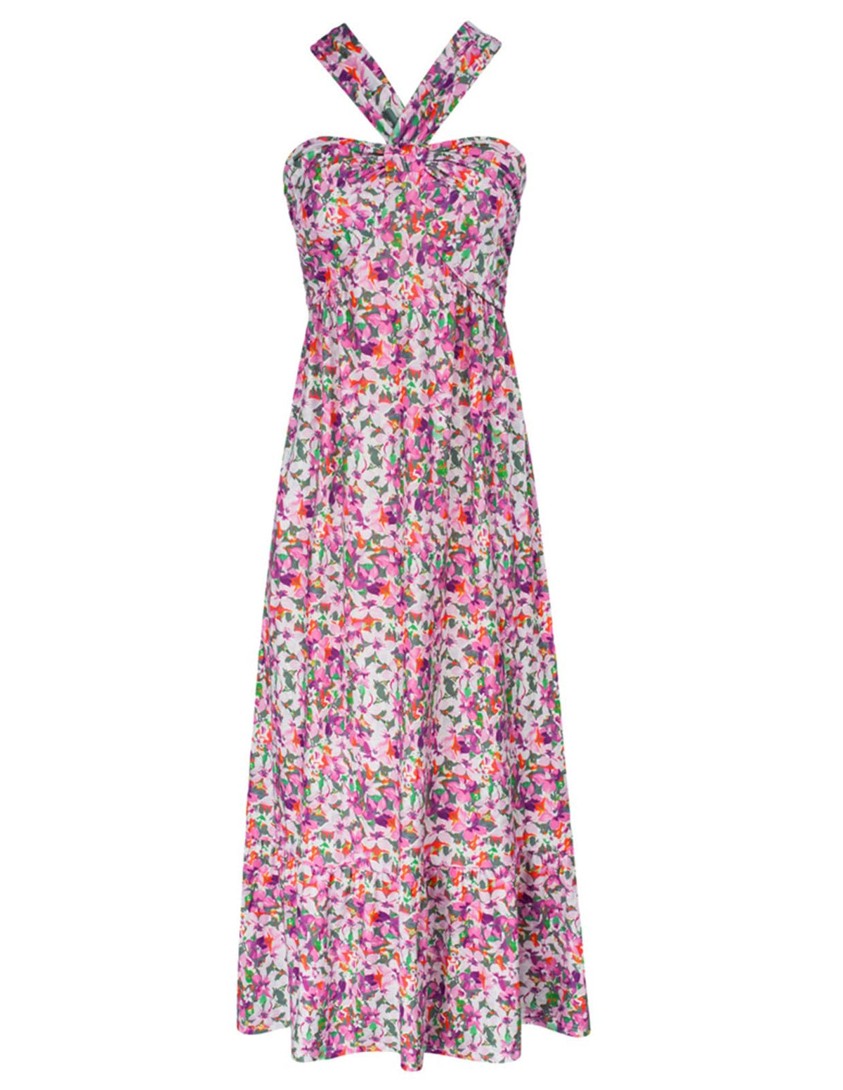 GRACE KARIN Womens Summer Floral Halter Boho Maxi Dresses