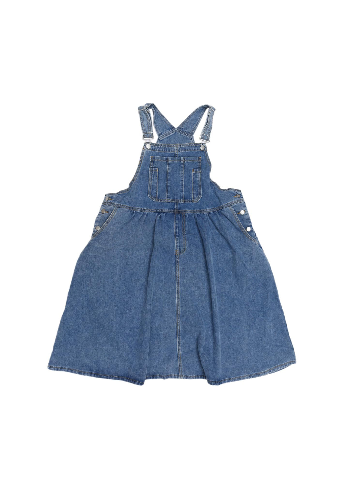 Agnes Orinda Plus Size Women's Denim Overalls Dress Casual Romper Sleeveless Adjustable Straps Jumper Jean Midi Dresses 2026