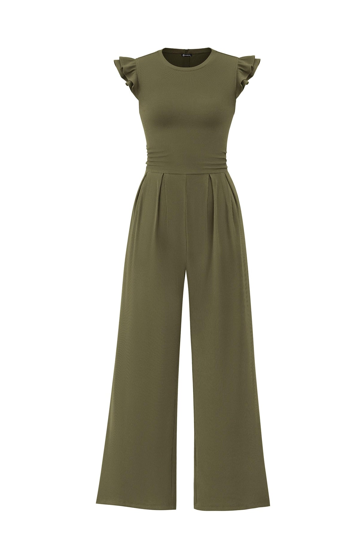 PRETTYGARDEN Cap Sleeve One Piece Jumpsuits for Women