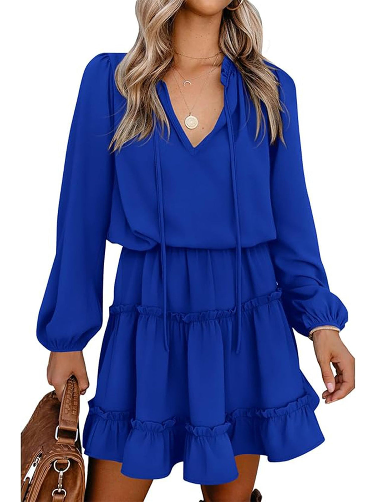 BTFBM Long Sleeve Dress for Women Fall 2026