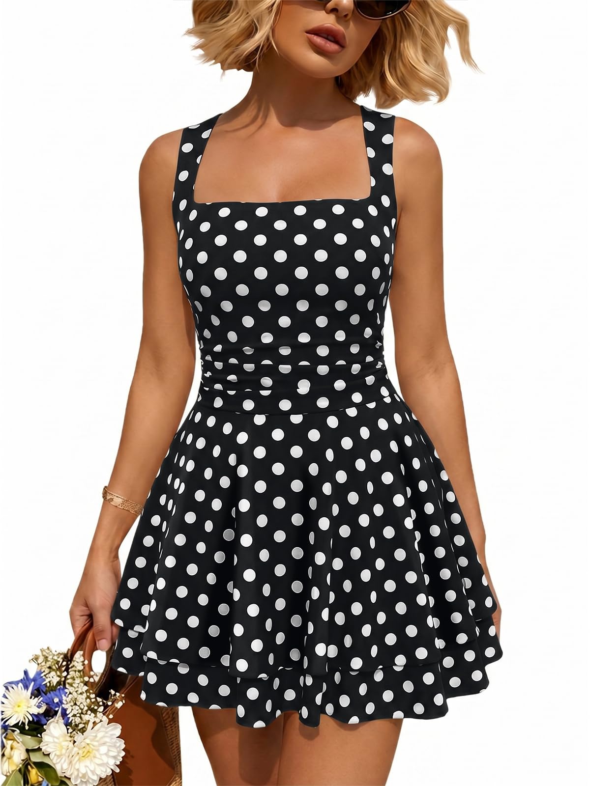 Trendy Queen Women Mini Summer Party Homecoming Beach Vacation Sun Dresses