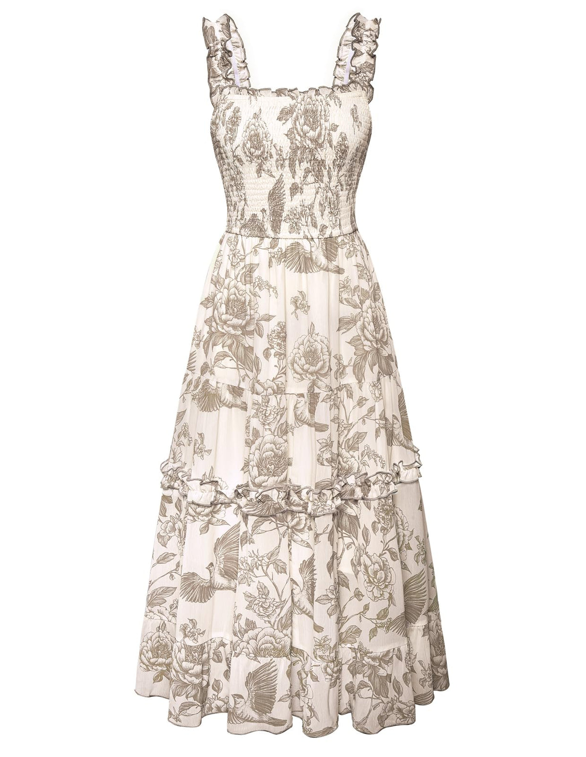 Scarlet Darkness Floral Dress for Women 2026 Summer Dress Flowy Sundress