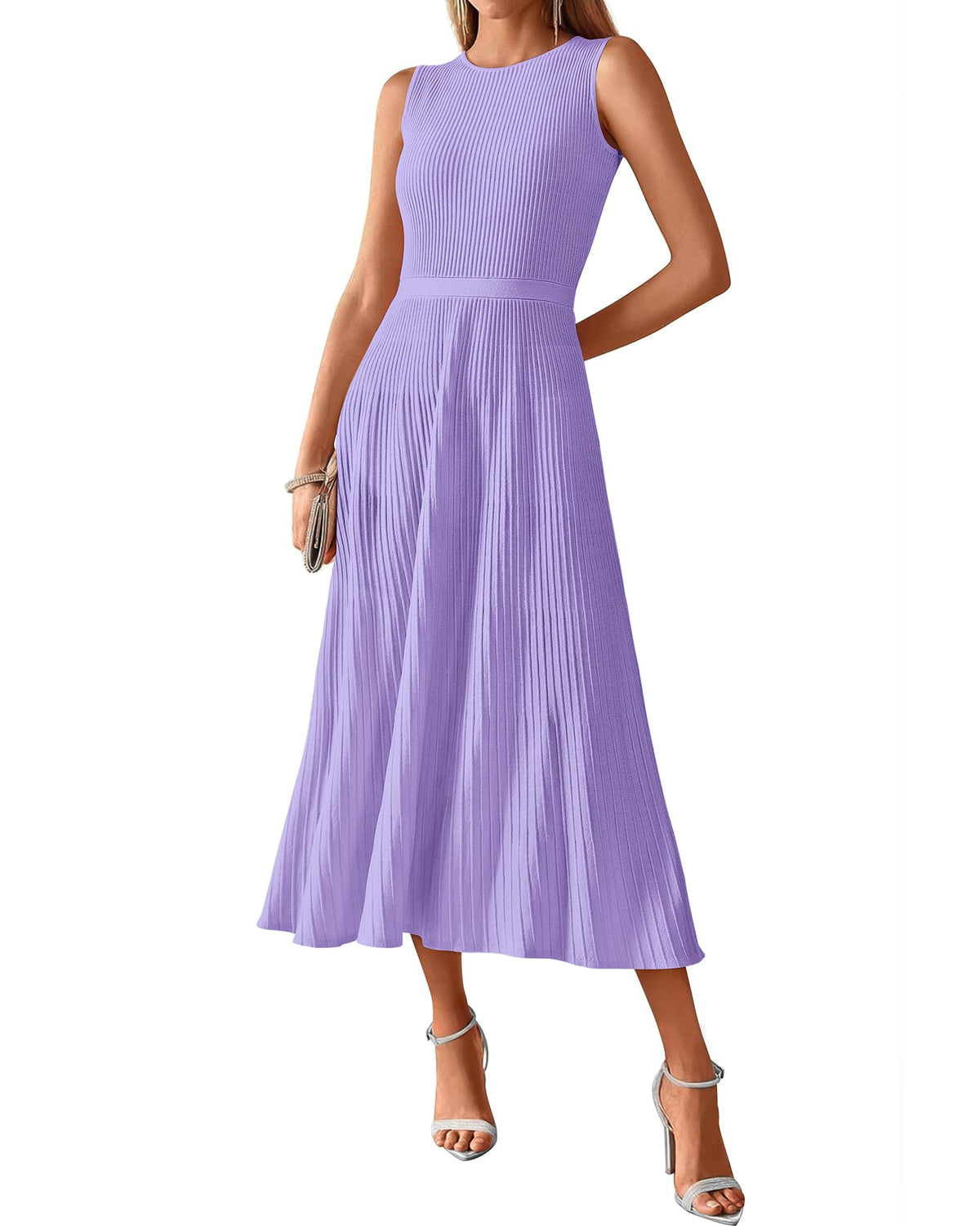 BTFBM Women Midi Bodycon Tank Dress