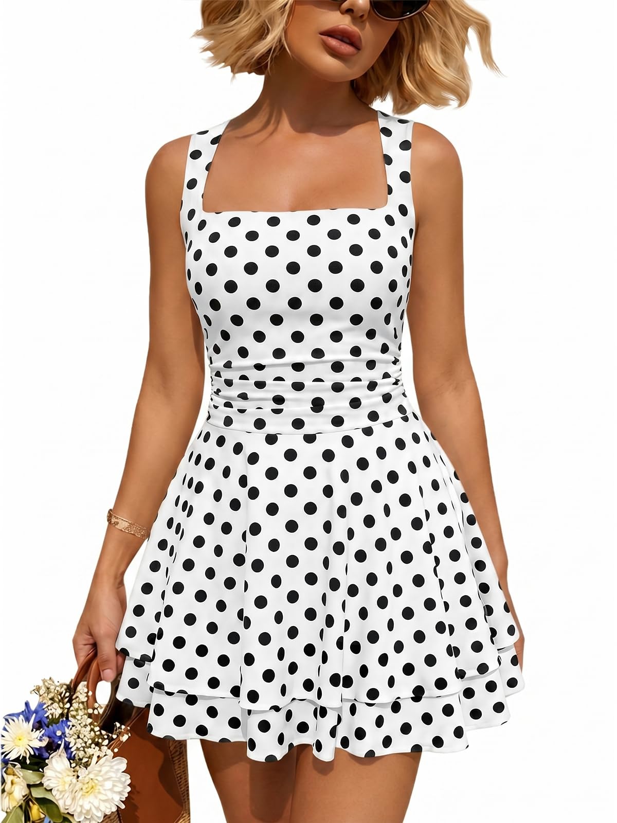Trendy Queen Women Mini Summer Party Homecoming Beach Vacation Sun Dresses