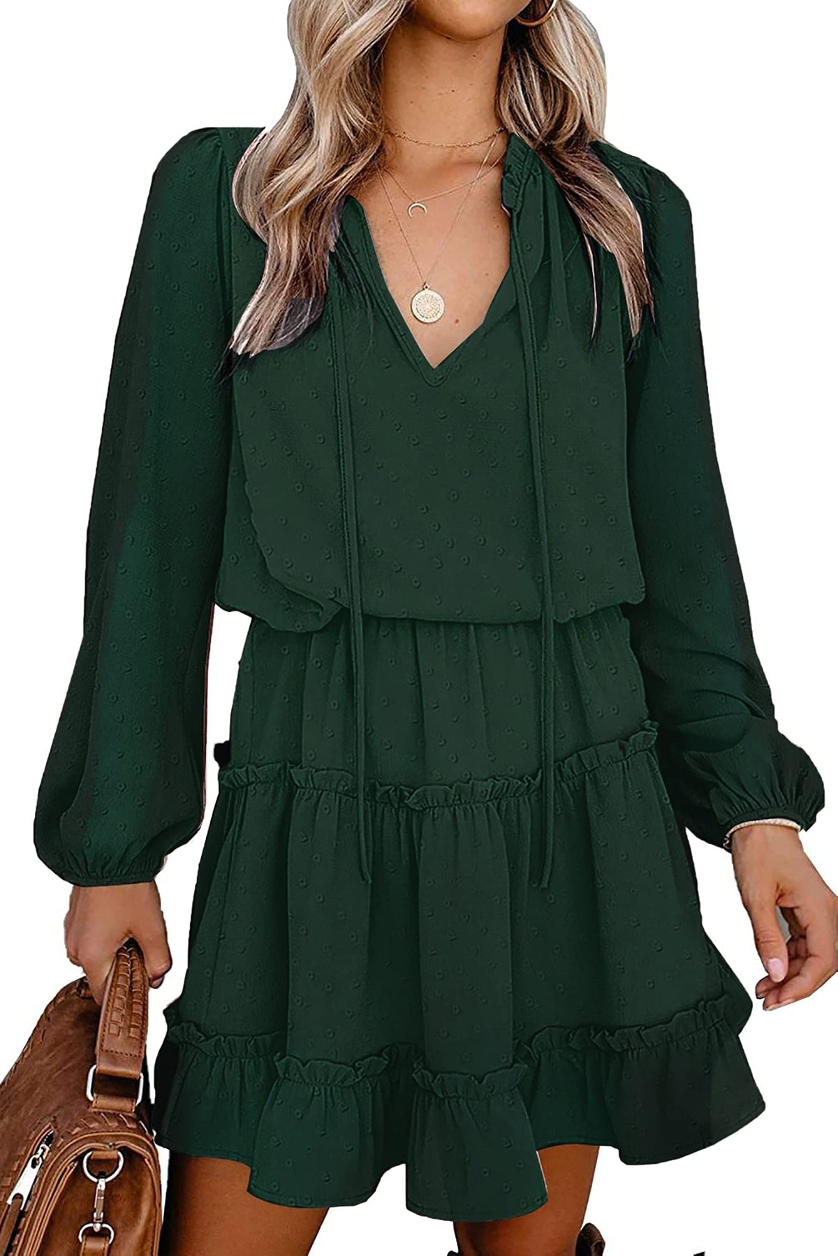 BTFBM Long Sleeve Dress for Women Fall 2026