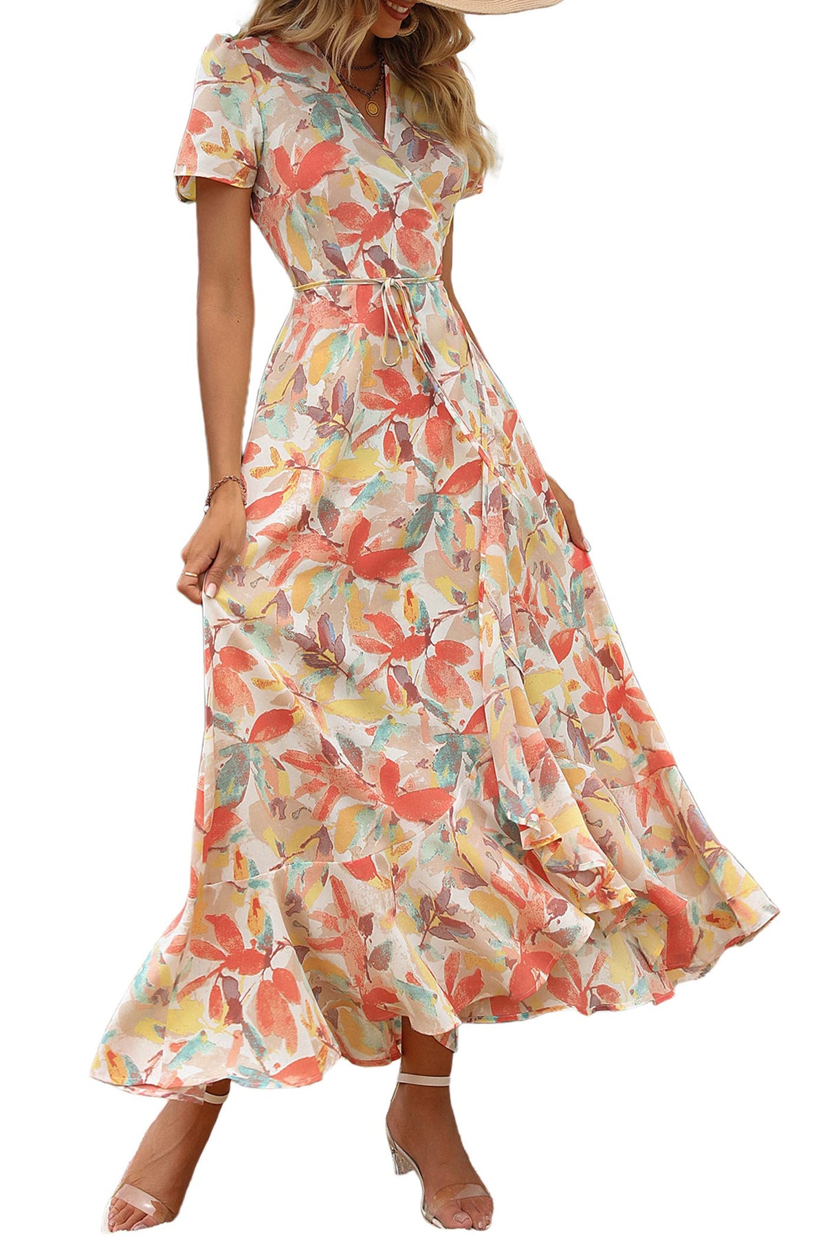 PRETTYGARDEN Women's Boho Floral Summer Maxi Dresses