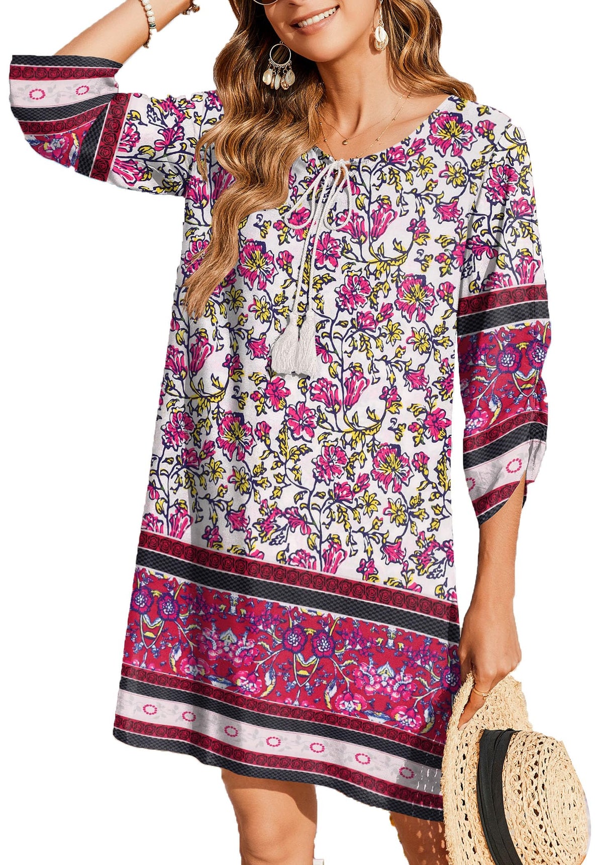 Zeagoo Womens Casual Beach Boho Summer Dress