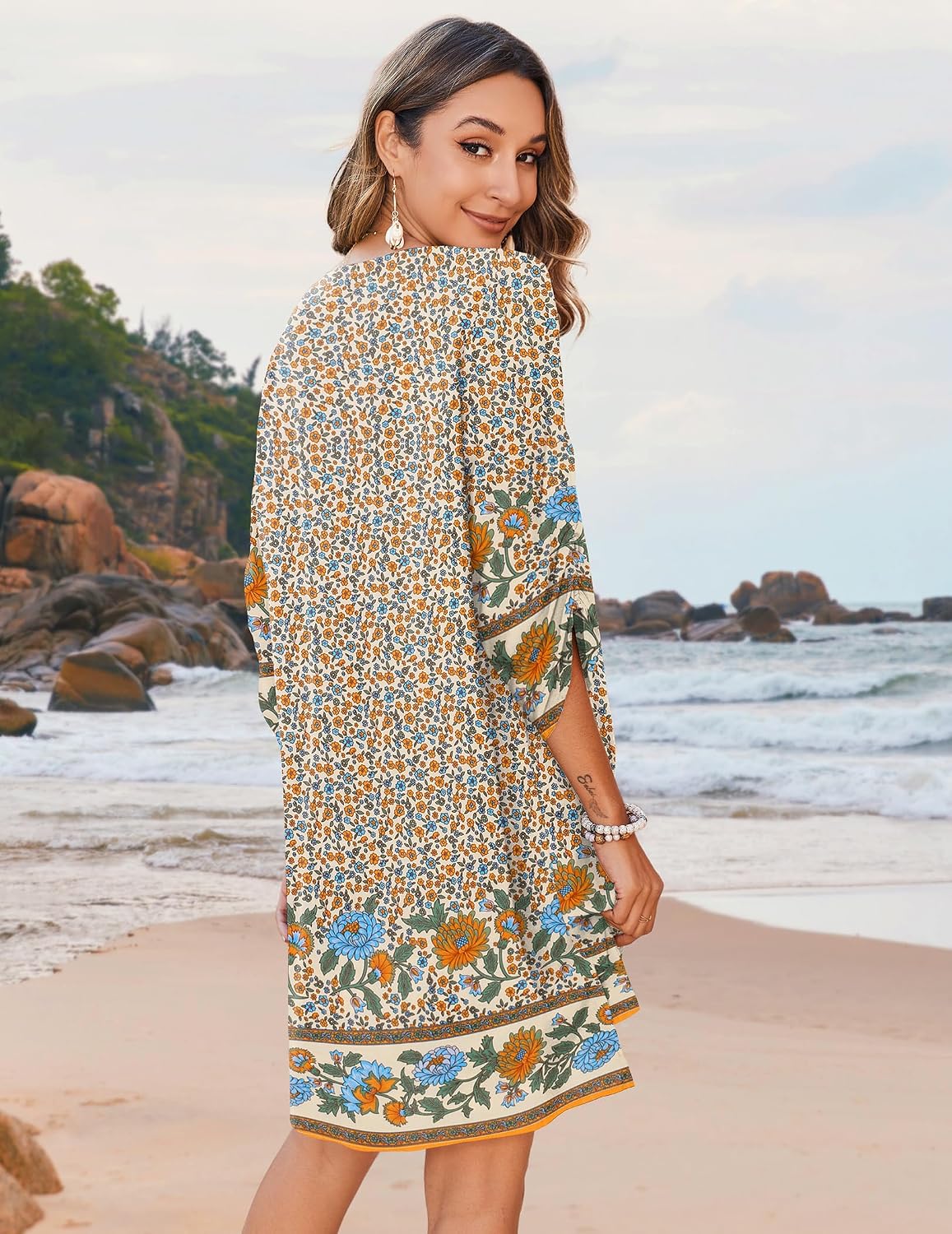 Zeagoo Womens Casual Beach Boho Summer Dress