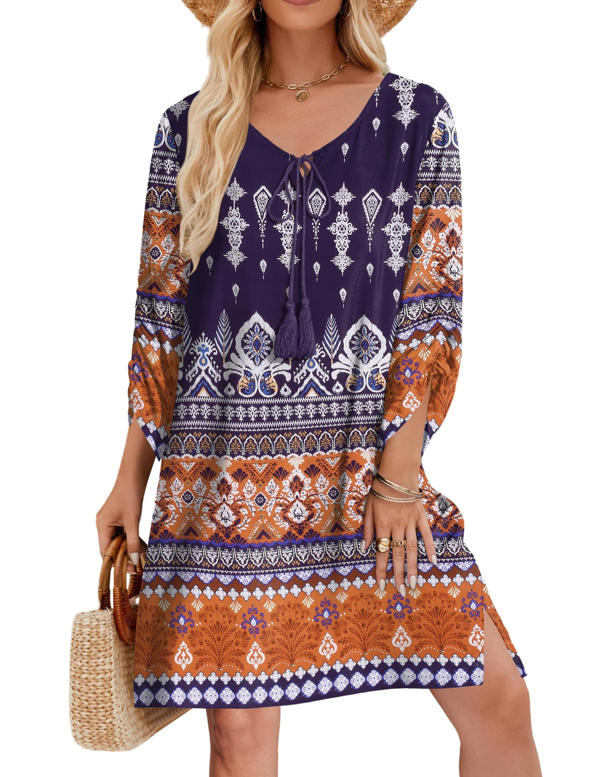 Zeagoo Womens Casual Beach Boho Summer Dress