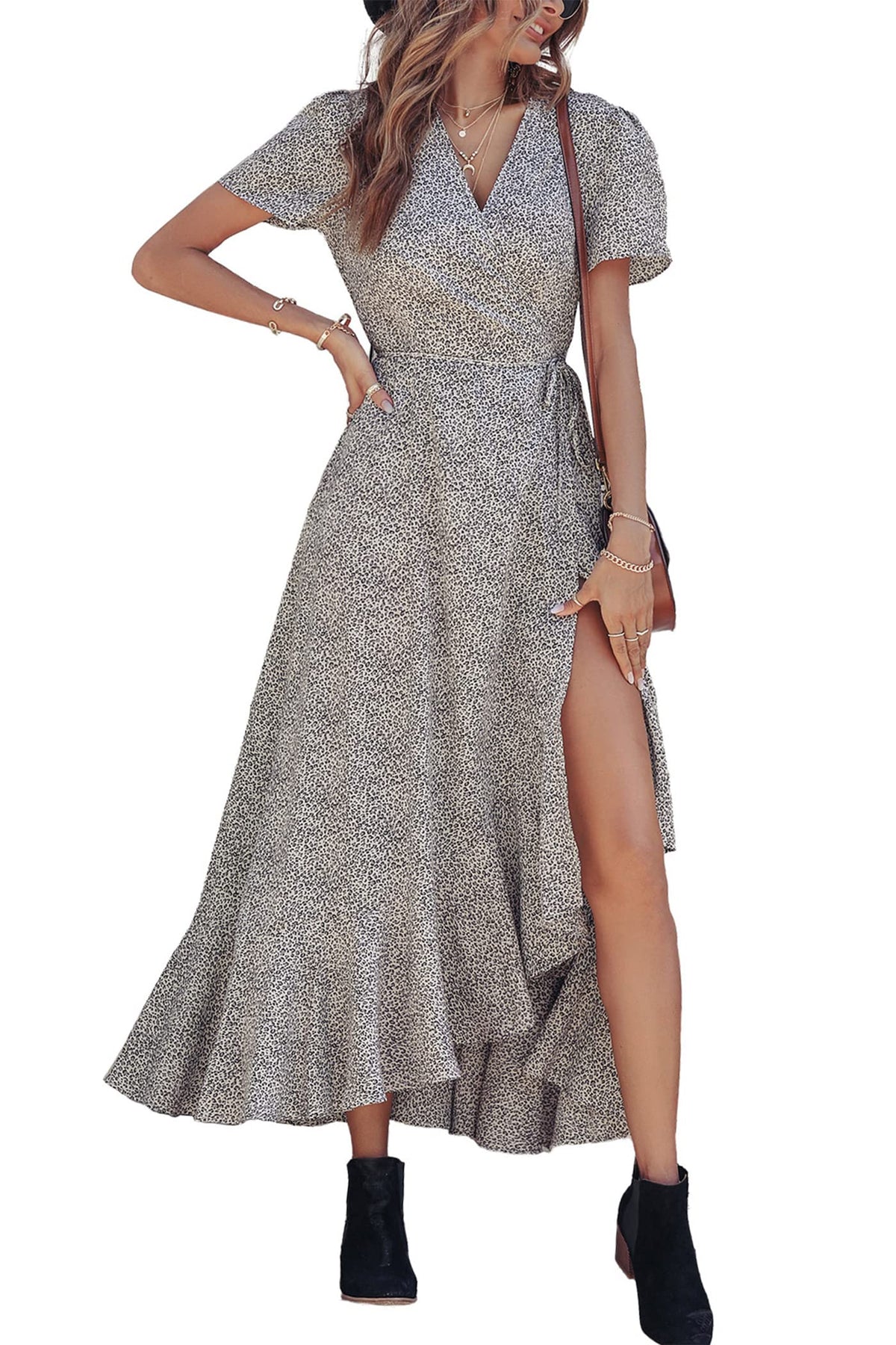PRETTYGARDEN Women's Boho Floral Summer Maxi Dresses