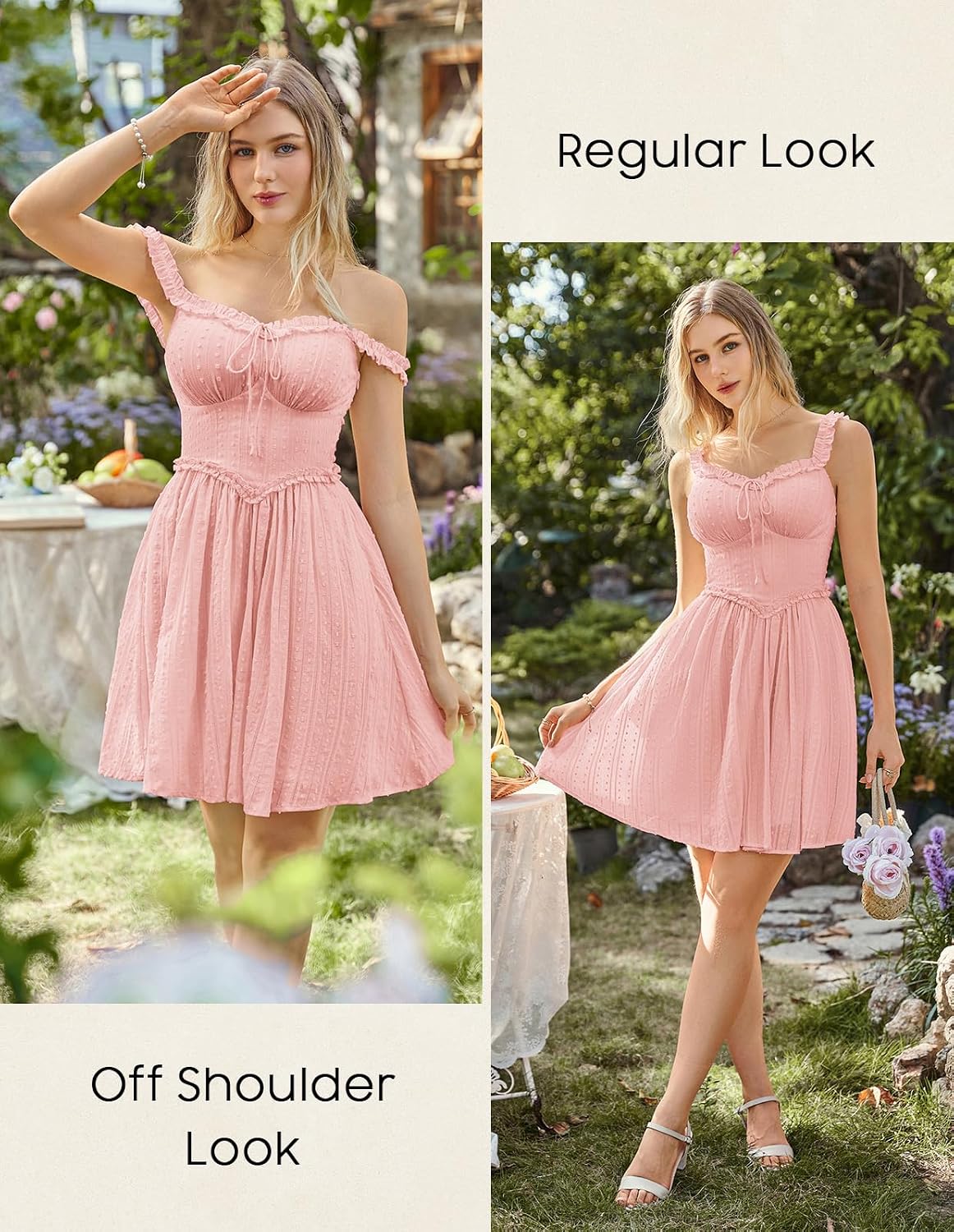 Scarlet Darkness Women Summer Corset Dress Homecoming Cotton Mini Sundress