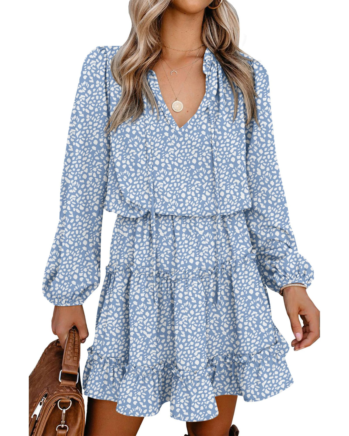 BTFBM Long Sleeve Dress for Women Fall 2026