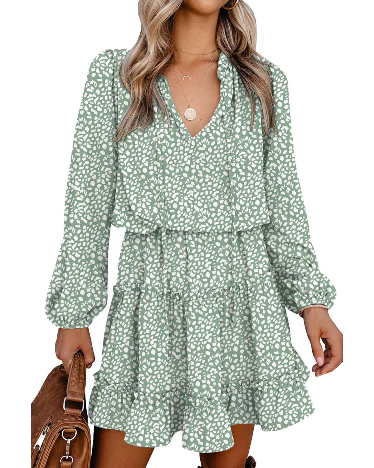 BTFBM Long Sleeve Dress for Women Fall 2026