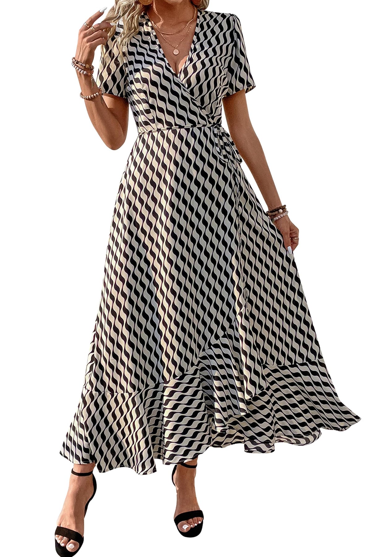 PRETTYGARDEN Women's Boho Floral Summer Maxi Dresses