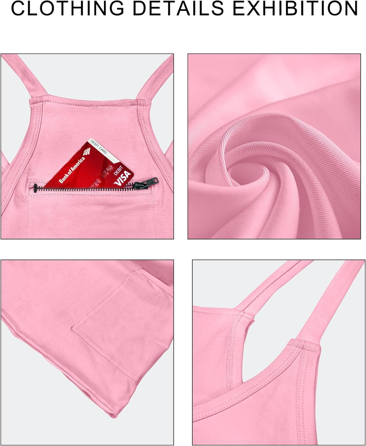VIUTIL Womens Athletic Dress Built in Shorts Hot Shot Mini Dress Spaghetti Straps Tennis Workout 2026 Summer Romper Dress