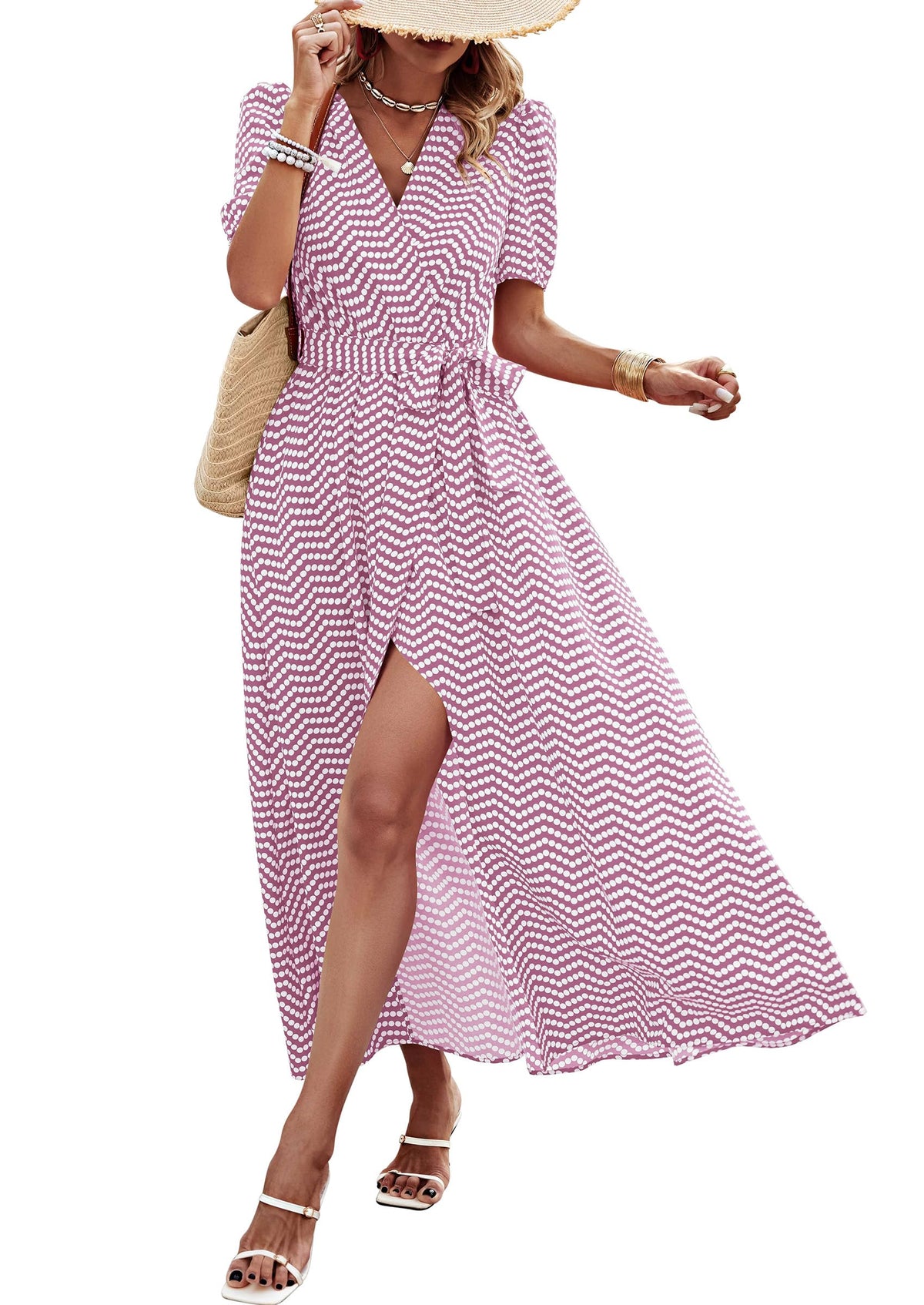 PRETTYGARDEN Women's Boho Floral Summer Maxi Dresses
