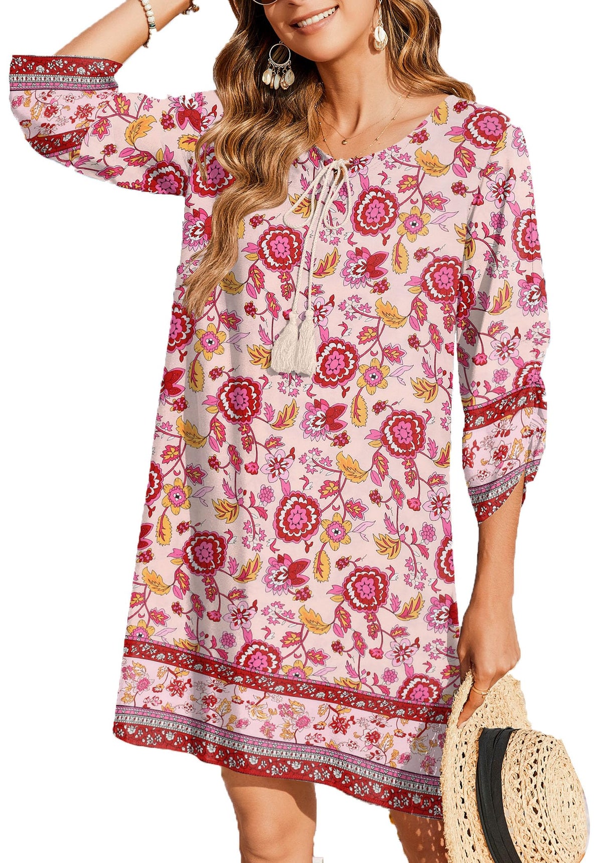 Zeagoo Womens Casual Beach Boho Summer Dress