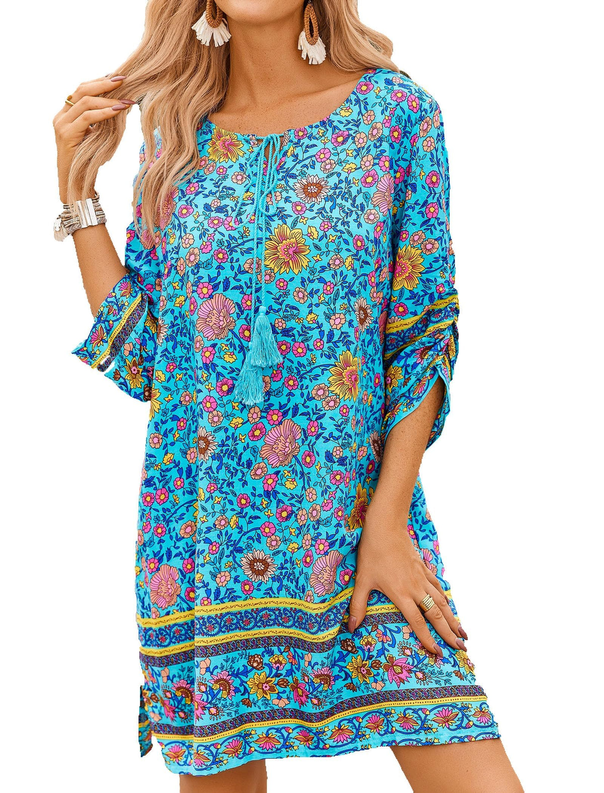 Zeagoo Womens Casual Beach Boho Summer Dress