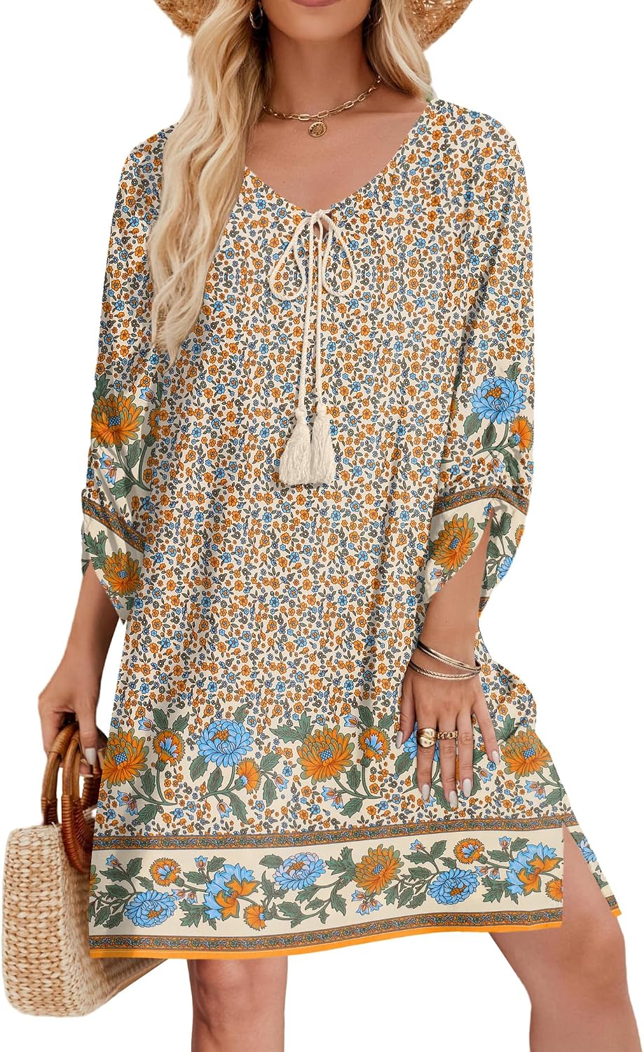 Zeagoo Womens Casual Beach Boho Summer Dress