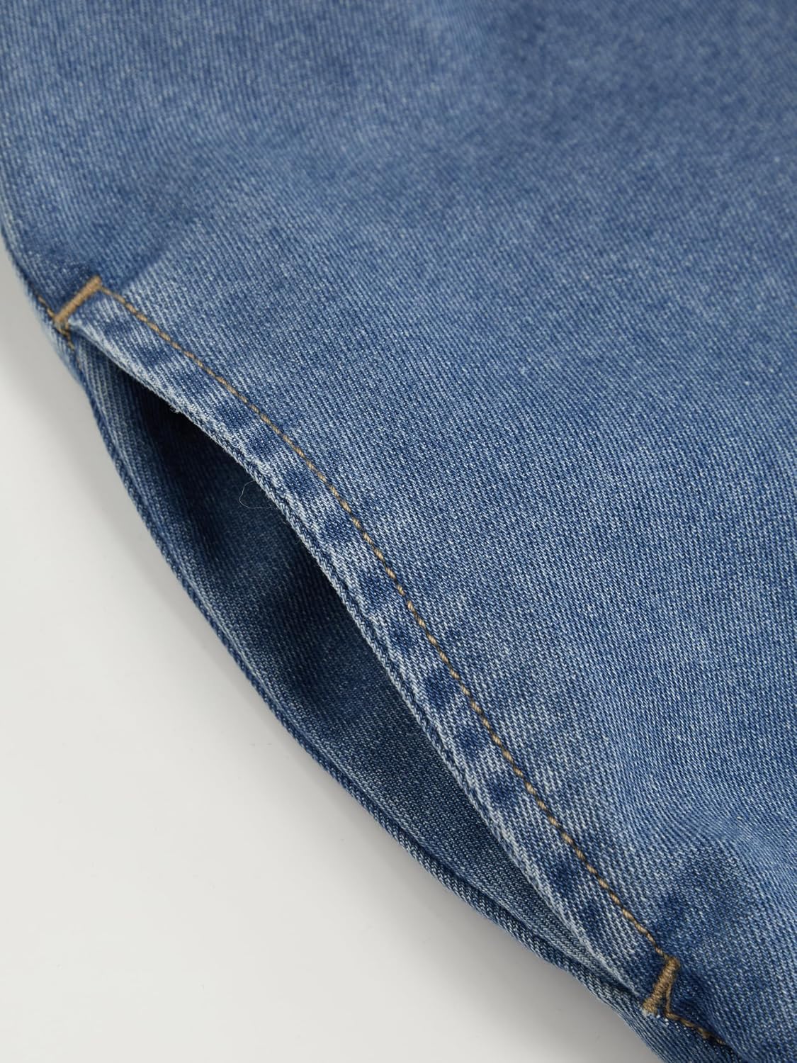 CIDER Womens Denim Overall Dress Jumper with Pockets Adjustable Strap