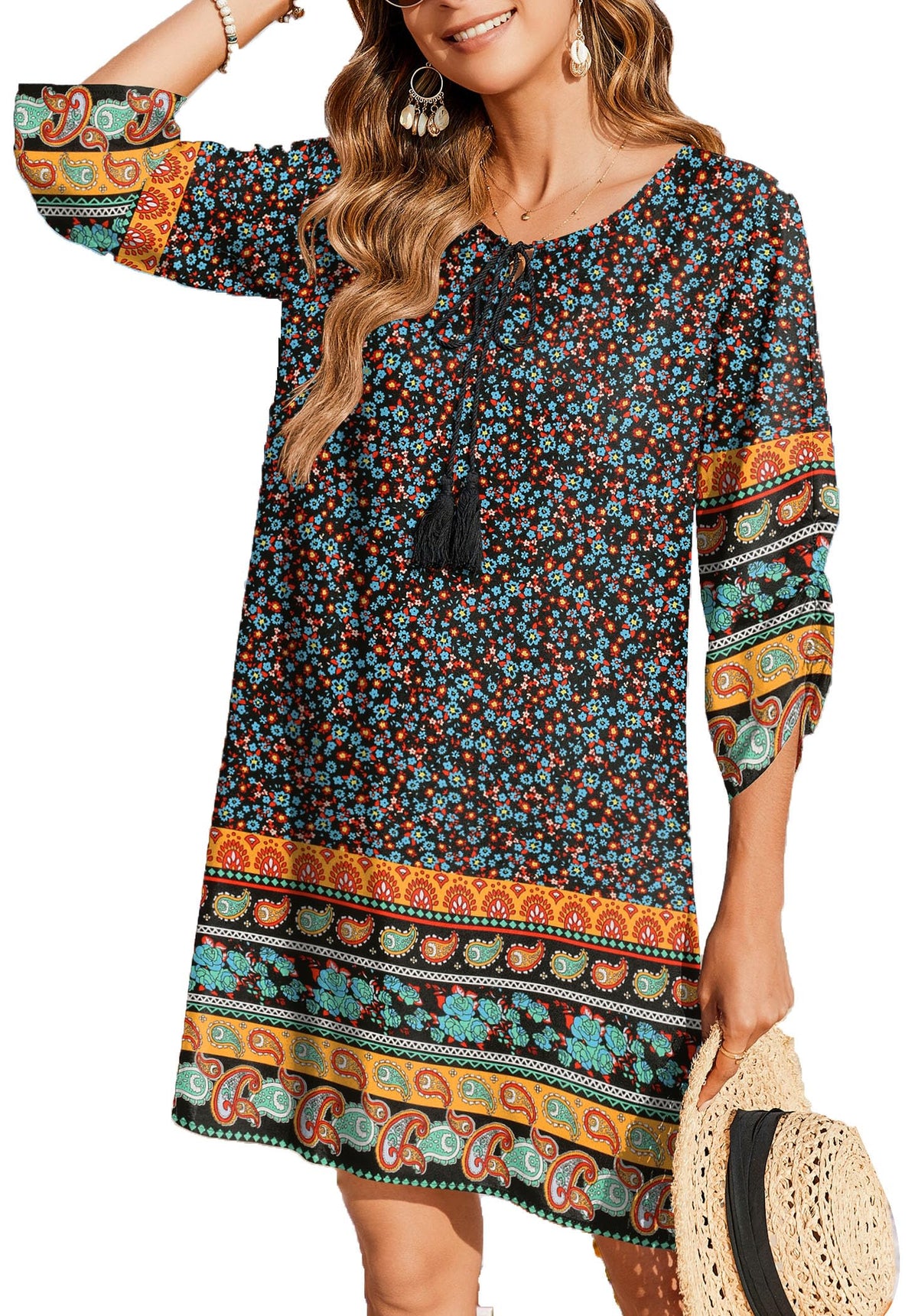 Zeagoo Womens Casual Beach Boho Summer Dress