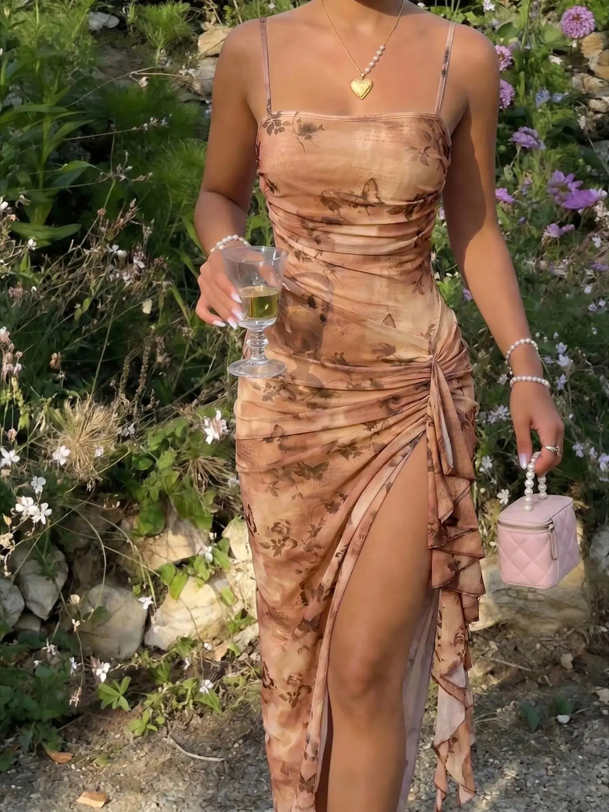 Women's Floral Print Ruched Asymmetrical Hem Dress, Elegant Off-Shoulder Design, Perfect for Summer Events and Casual Outing